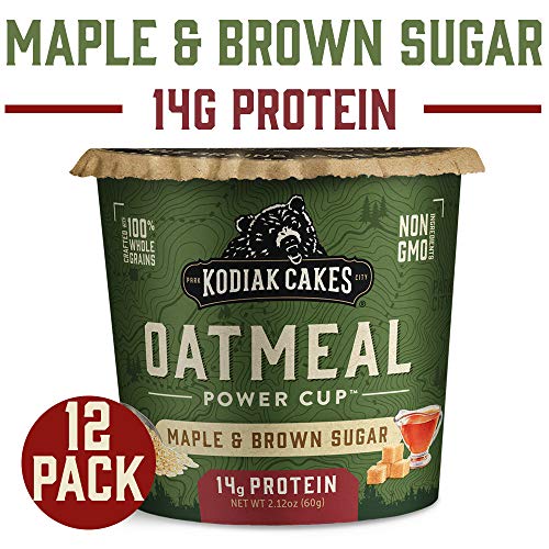 Kodiak Cakes Instant Oatmeal Cups Maple & Brown Sugar High Protein