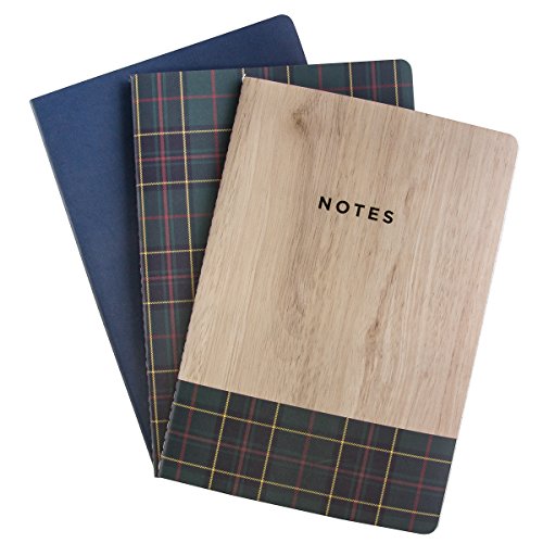 George Stanley (3 Pack) Journals To Write In 10 x 7” Notebook Soft Cover Ruled 120 Lined Pages Bulk