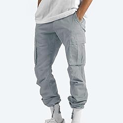 Men's Tactical Cargo Joggers Pant Sport Work