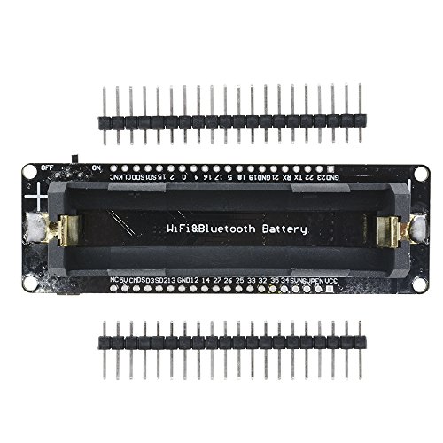 image for Aideepen ESP32 WiFi Bluetooth Dual Mode Module with 18650 Lithium Batt
