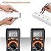 Digital Multimeter Auto-ranging with NVC, Test Amp Voltage Ohm Diode Continuity Frequency with Backlight LCD, Test Leads and Screwdriver - Tacklife DM02A