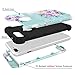 iPhone 8 Plus Case, iPhone 7 Plus case PIXIU Three Layer Heavy Duty Hybrid Sturdy Armor Shockproof Protective Phone Cover Cases for Apple iPhone 8 Plus/7 Plus(Peonies)