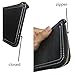 Wohaosen Women's Genuine Leather Multi Card Holder Thin Wallet with Zipper Purse