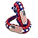 International Charms 4th of July Bracelets American Flag Paracord Bracelets (2) Pack (United States)
