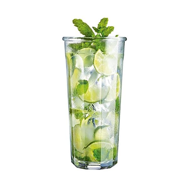 Arcoroc ARC L5880 Glas Eskale Trinkglas, Wasserglas, Saftglas, 690ml, Transparent, 6 Stück