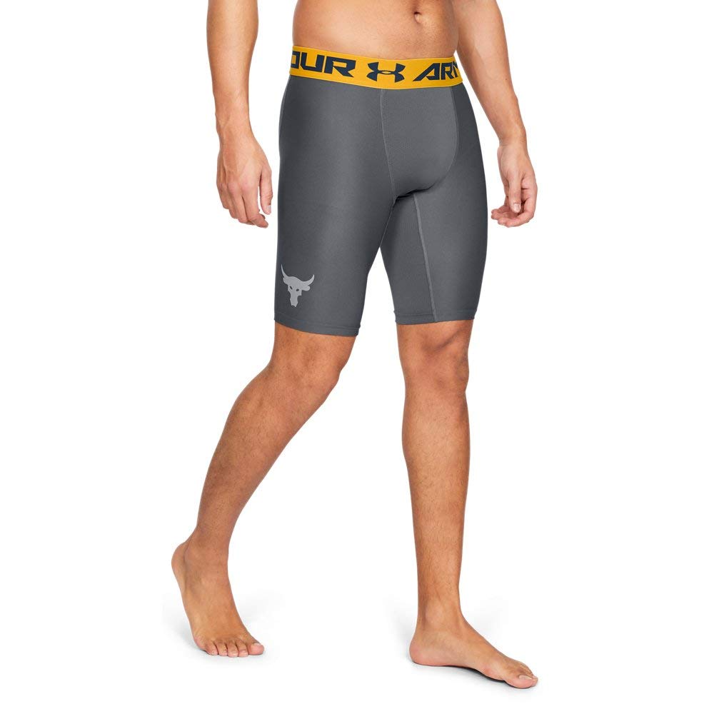 Under Armour Project Rock HeatGear Armour LG Pitch Gray