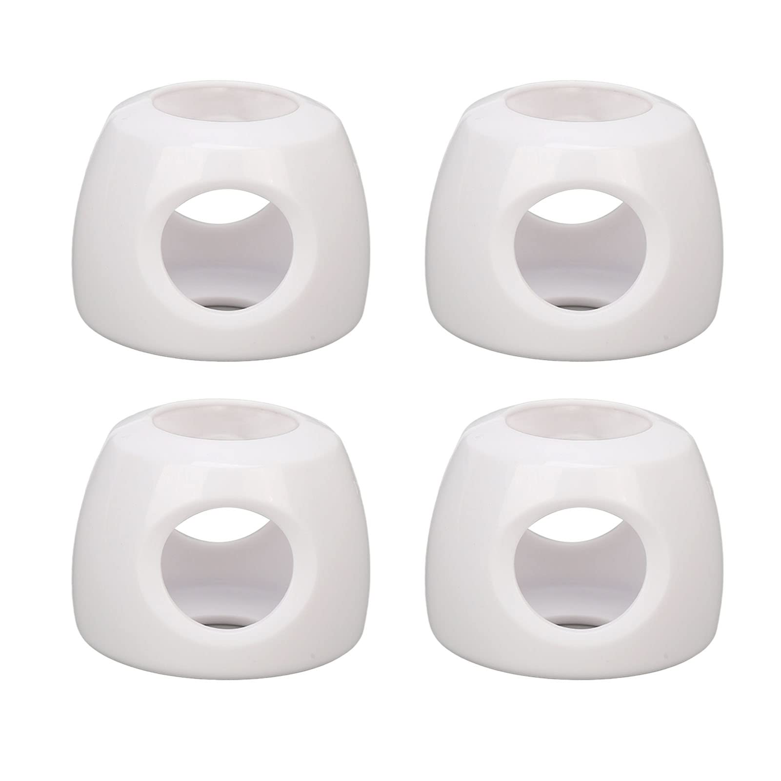 FILFEEL 4 Set Child Proof Door Knob Covers for Elder and Child, Baby Safety Locks for Doors, Anti Collision ABS Round Door Knob Safety Cover for Ball Door Handle