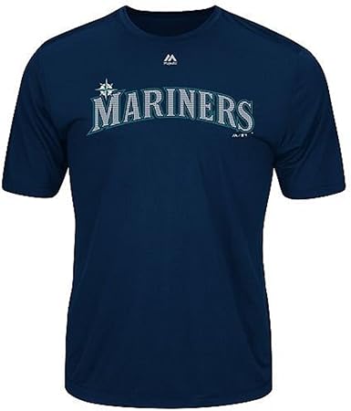 Amazon Com Seattle Mariners Youth Evolution Color T Shirt X Large Royal Blue Clothing