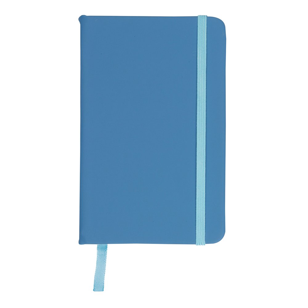 eBuyGB A5 Coloured Hardback Lined Paper Notebook, Light Blue