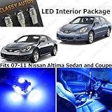 Classy Autos Nissan Altima BLUE Interior LED Package (7 Pieces)