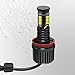 Wisamic 2x H8 120W CREE LED Halo Headlight Bulbs 6500K Angel Eyes for BMW E60 E61 E70 E87 E90 E92 E93 X5 (2 Pack)