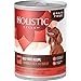 Holistic Select Natural Grain Free Pate Recipe Canned Wet Dog Food Variety Pack - Beef, Duck, Chicken, Lamb, Turkey & Duck, and Whitefish, Salmon & Herring - 13 Ounces Each (12 Cans Total), red