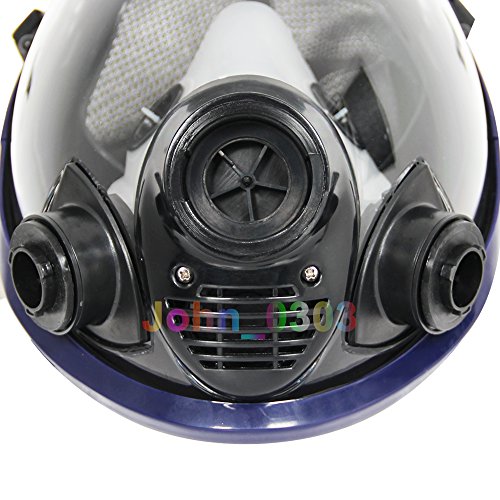 Complete Suit Trudsafe 6800 Painting Spraying Full Face Gas Chemical Mask Respirator, Dust Mask, 2 Kinds of Connectors, Good Tightness, Filters Included - Thumbnail 4
