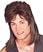 Rubie's Costume Co Men's Brown Mullet Humor Wig, Brown, One Size