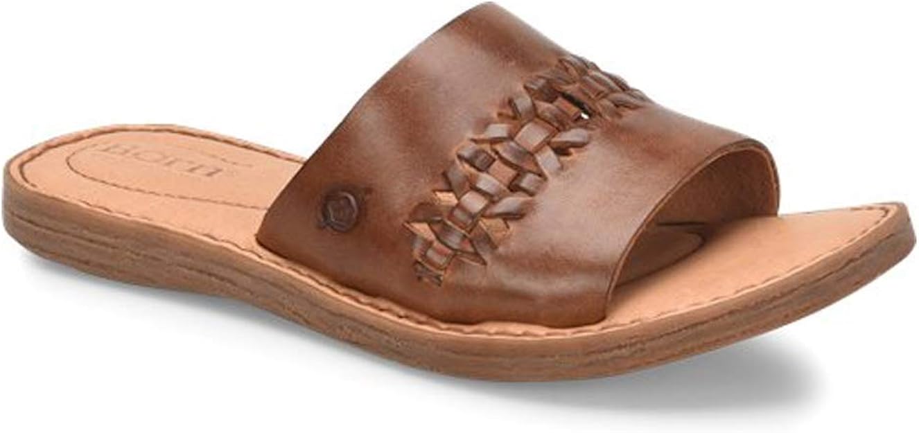 Amazon.com | Born St. Francis Women's Sandals, Tan, Size 10.0 | Slides