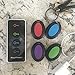 Smigic Wireless RF Item Locator/Key Finder with LED flashlight and base support. 1 RF Transmitter/Remote Control and 4 Receivers.