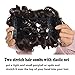 Combs Clip in Bun Claw Jaw on Updo Hairpiece Extensions Wavy Donut Chignons Wrap Around Scrunchy-medium brown