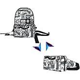 Pro Specialties Group Brooklyn Nets Transformer Multi-functional Sports Bag, Adjustable Strap