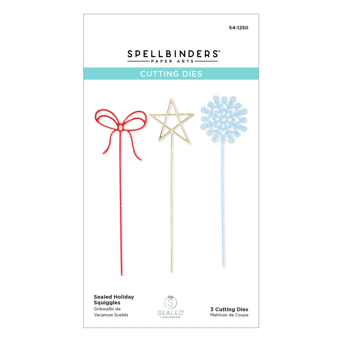 Spellbinders Sealed Holiday Squiggles
