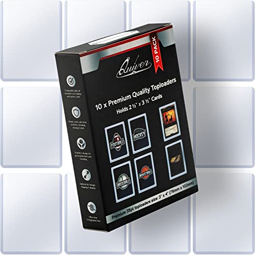 Quiver Time Premium 3x4 Top Loaders for Cards