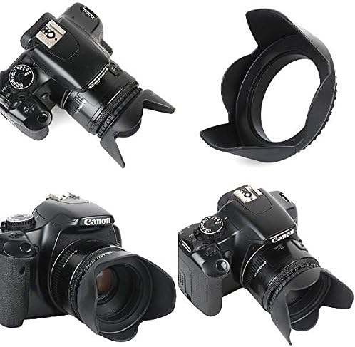 Professional Hard Lens Hood For Panasonic Lumix DMC-G85 (58mm Compatible)