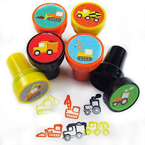 TINYMILLS 24 Pcs Construction Trucks Stampers for Kids - //coolthings.us