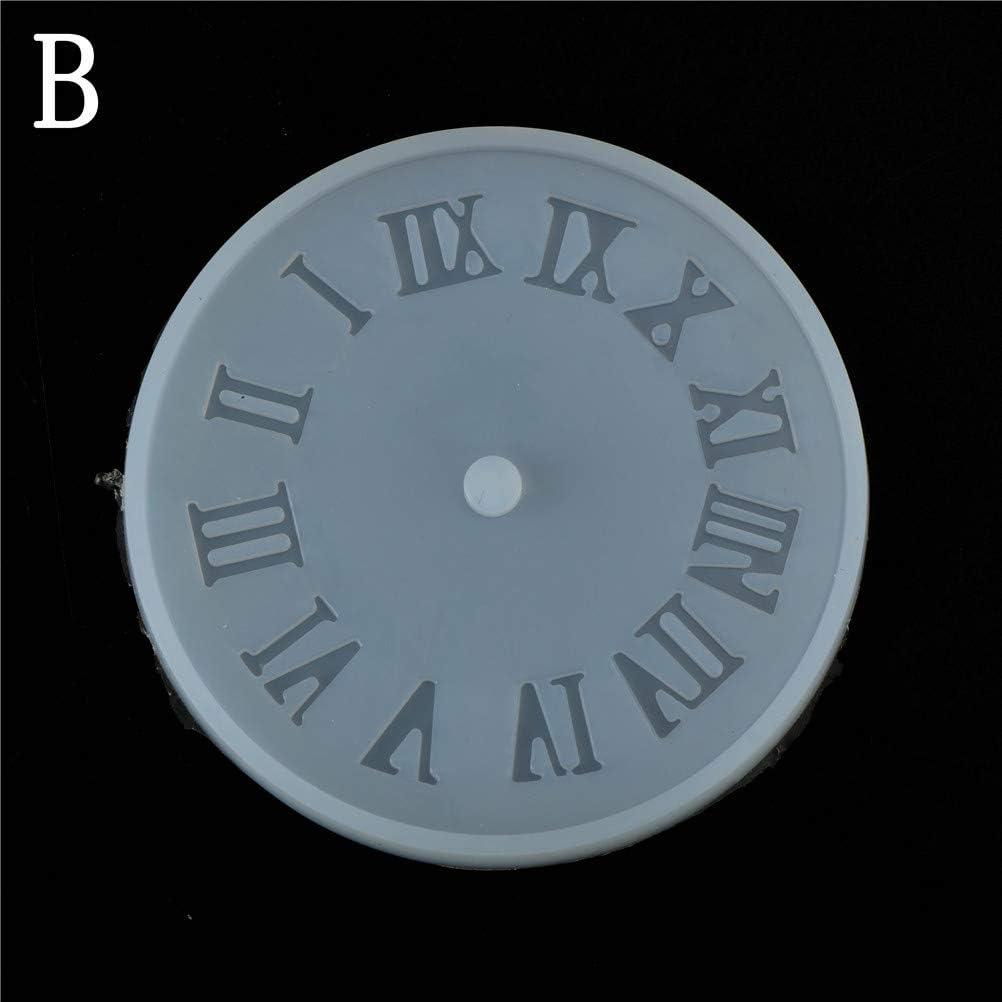 1Pc Silicone Mold Jewelry Big Clock Resin Mould Handmade Tool DIY Epoxy Molds