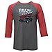Back To The Future Red and Blue Adult Soft Raglan T-Shirt