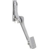 Universal Aluminum Accelerator Pedal, Adjustable, Non-Slip Diamond Pad | 6-7/8" pedal arm, Cast aluminum construction, polished finish, Universal throttle pedal, cable not included