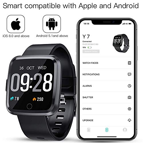 Feifuns Smart Watch, Fitness Activity Tracker With Change Brightness