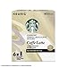 Starbucks White Chocolate Mocha Caffè Latte Medium Roast Single Cup Coffee for Keurig Brewers, 4 boxes of 6 (24 total K-Cup pods)