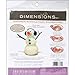 Dimensions Needlecrafts Needle Felted Character Kit, Snowman