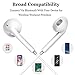 Wireless Bluetooth Headphones, Wireless Sport Earphones Bluetooth 4.1, HiFi Bass Stereo,High-Fidelity Sound, Built-in Mic,Best Sport Wireless Earbuds,Outdoor Portable Bluetooth Earphones(White)thumb 1