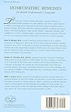 Image de Homeopathic Remedies: For Health Professionals and Laypeople