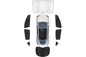 Evooor 8PCS Windshield Sunshade for Tesla Model 3,Front&Rear Side Window Privacy Sun Shade Privacy Cover Sun Visor Thermal Insulated Model 3 Accessories