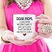 MAUAG Mothers Day Funny Coffee Mug for Mom, Dear Mom, I'm Your Favorite Child Coffee Mug, Best Birthday Gift for Mother Cup, White 11 Oz