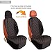 Front Dog Car Seat Covers- Black, Double Waterproof Nonslip - Universal Bucket Pet Seat Cover For Cars,Baby Athletes Pets car seat protector,Dog Car Seat Accessories,Easy Packing & Storage