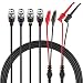 Micsoa BNC Test Leads Set, Oscilloscope Probes BNC to Alligator Clips, BNC to Mini Test Clips, BNC to BNC Cable Leads 3 Pack