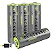 Blackube High Capacity 1700mAh & High Out Put 4A-USB Rechargeable AA Batteries - Double A Lithium/Li-ion Battery 1.5V for Better Compatibility - Quick Charge with 2 Hours (4-Pack AA)