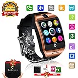 Bluetooth Smart Watch Touchscreen with Camera,Unlocked Watch Cell Phone with Sim Card Slot,Smart Wrist Watch,Waterproof Smartwatch Phone for Android Samsung IOS Iphone 7 6S Men Women Kids
