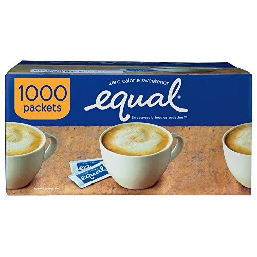 EQUAL 0 Calorie Sweetener, Sugar Substitute, Zero Calorie Sugar Alternative Sweetener Packets, Sugar