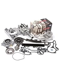 Evergreen tck2000wop 85 94 Toyota 22r 22RE 22rec Timing Cadena Kit w/Timing Cubierta, Bomba de agua & Bomba De Aceite