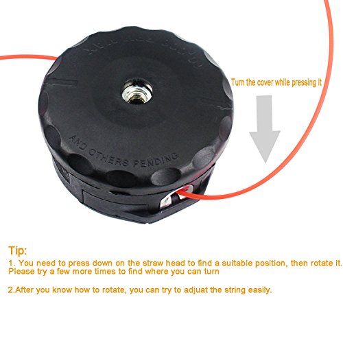 WeiMeet Trimmer Head for Echo Speed Feed 400 375 Bump Feed SRM225 SRM230 SRM210 SRM220 SRM2110 SRM2300 SRM2200 SRM250 SRM260 SRM211 PAS210 PAS230 PAS260 Mower - Thumbnail 3