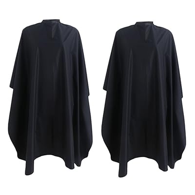K-Beauty Hair Cutting Barber Salon Cape for Adults and Kids with Tie Closure - 2 Pack