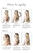 SARLA Invisible Wire Hair Extensions with 3 Clips Long Synthetic Wavy Curly Hairpiece Adjustable Transparent Headband for Women 18 Inch Ginger Brown