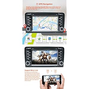 Lettore DVD per autoradio Android 10 per Audi A3 S3 RS3 Autoradio GPS Navigazione Audio 7 pollici IPS Touch Display… - immagine 6