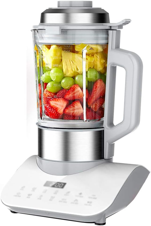 1200 Watt Immersion Multi-Purpose Blender with Glass Jar, 1650ml Smoothie Cup and Food Processor Attachment, Copper Motor Brushed 304 Stainless Steel