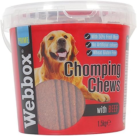 Webbox Chomping Chews with Beef - 1.5kg, 1.5 kg (Pack of 1)