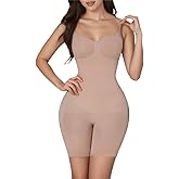 Pinbuton Women's Dress Shapewear Bodysuit - Tummy Control Full Body Shaper, Slimming Waist Trainer Butt Lifter Bodysuit