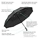 RAIN-A-BOVE Umbrella – Windproof Collapsible Travel Umbrella with Teflon Coating and Auto Open and Close